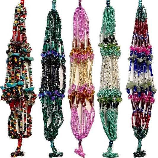 Pichincha - Guatemalan Crystal Seed Bead Multi Strand Bracelet
