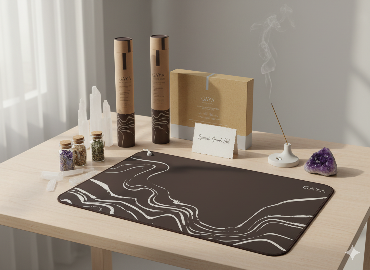 GAYA - Grounding Mat - Improve Sleep & Reduce inflammation, Natural