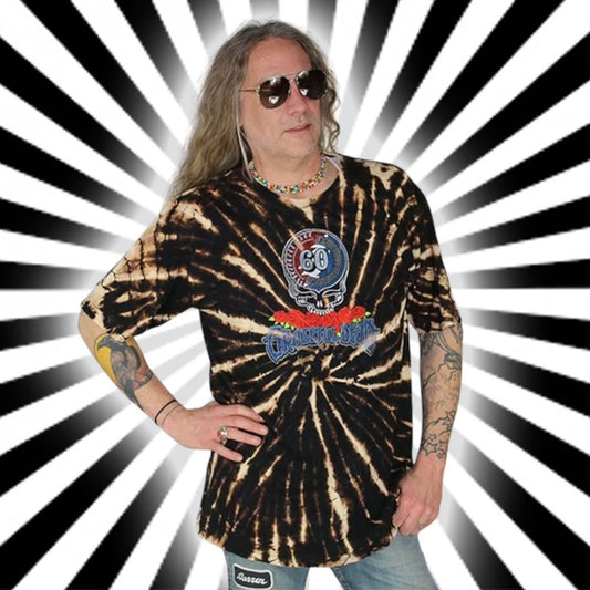 Jayli Clothing - 60TH T-SHIRT Cotton Tie Dye Uni-sexT-Shirt w/ Grateful Dead