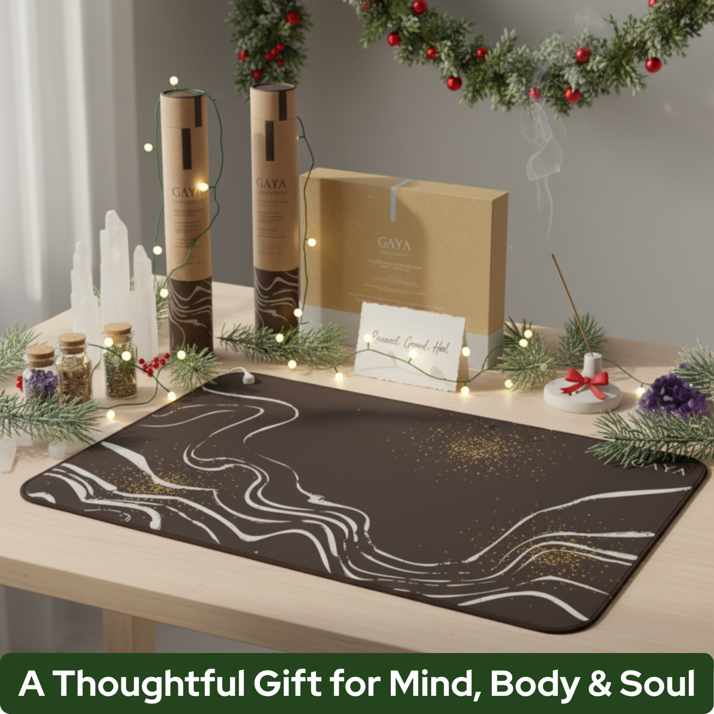 GAYA - Grounding Mat - Improve Sleep & Reduce inflammation, Natural