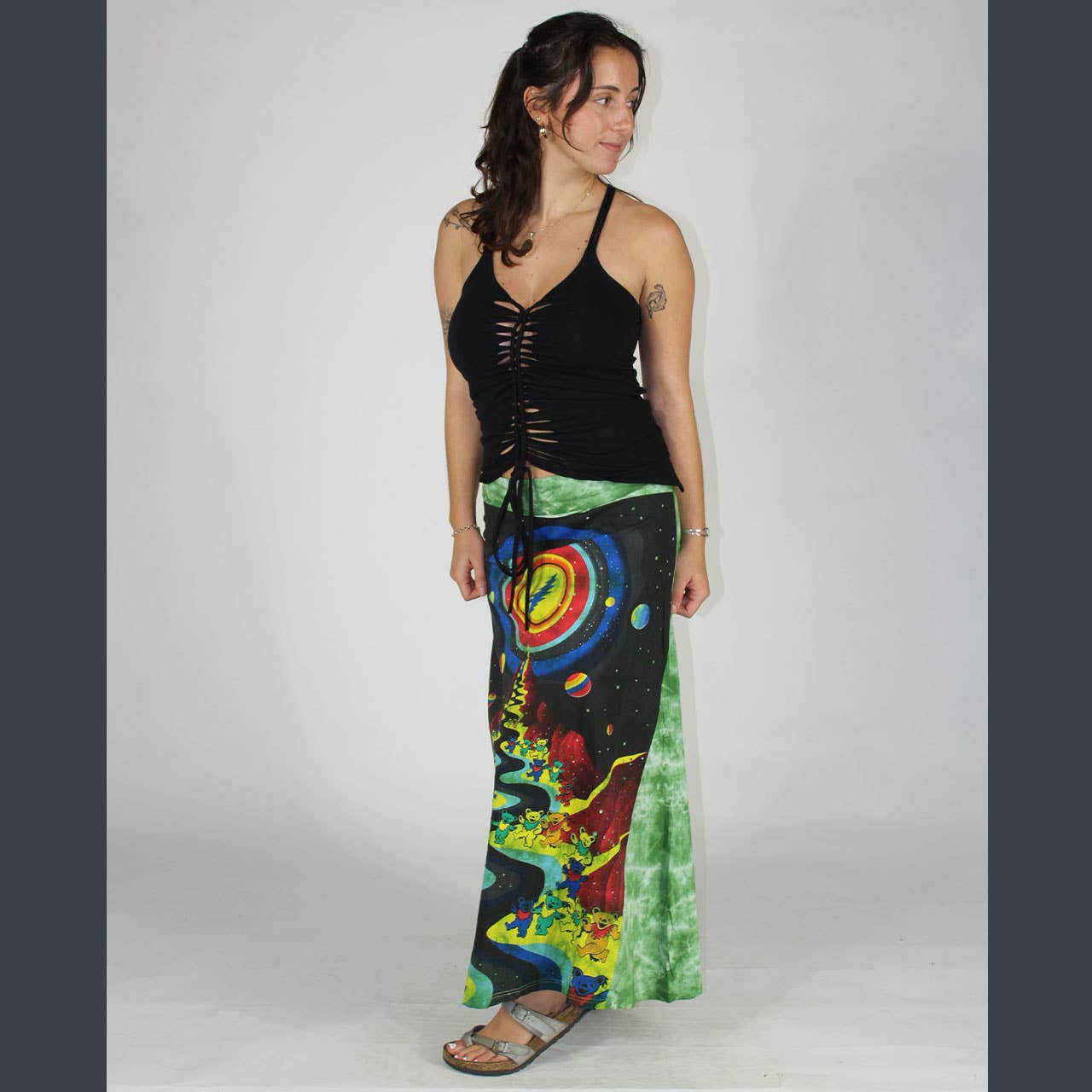Jayli Clothing - Psychedelic Journey Maxi Skirt