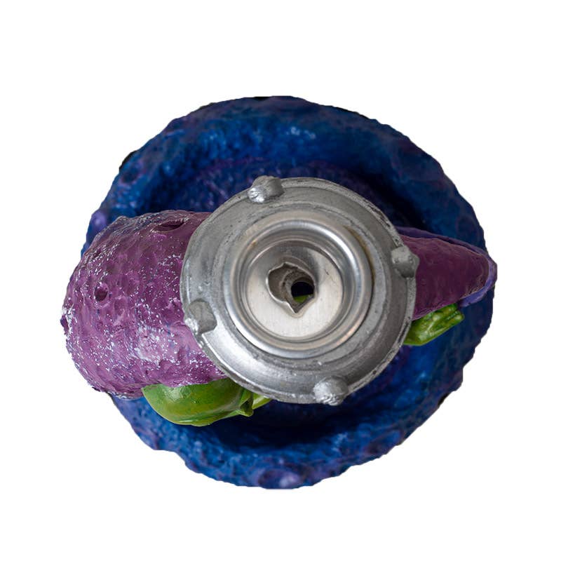 15944 Alien on Moon Backflow Incense Burner