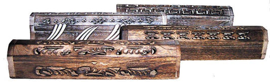 Incense Holder Box - Burnt Finish