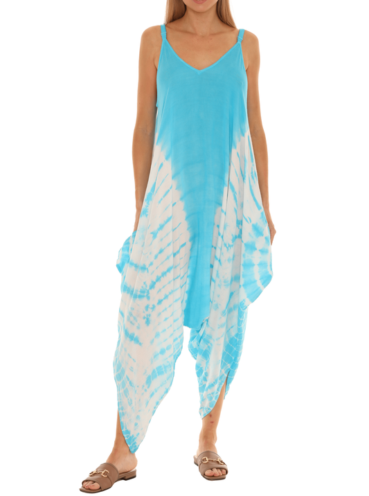 Shoreline Wear. INC - Tie-Dye Sleeveless Women Jumpsuit