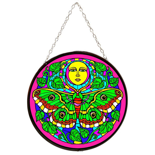 Benjamin International - MOTH STAINED GLASS SUNCATCHER