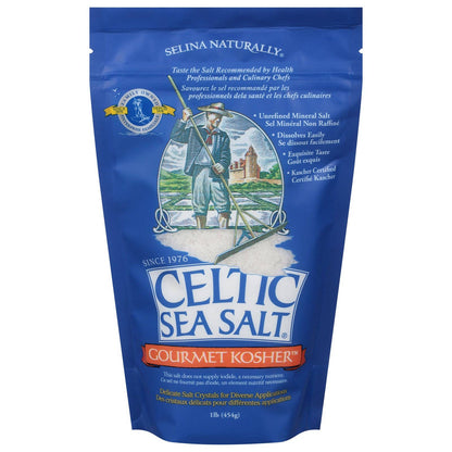 Everyday Supply Co - Celtic Sea Salt - Salt Bag Gourmet Kosher -1 LB